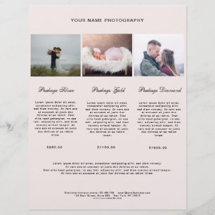 Modern Foto Preisliste