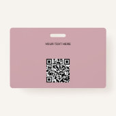 Modern Foto QR-Code für Personalausweis-Unternehme Ausweis (Rückseite)