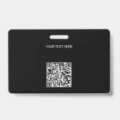 Modern Foto QR-Code für Personalausweis-Unternehme Ausweis (Rückseite)
