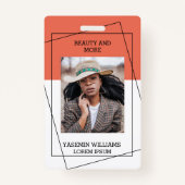 Modern Foto Studio Business ID Card Ausweis (Vorderseite)