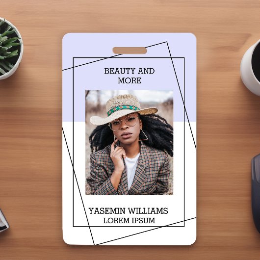 Modern Foto Studio Business ID Card Ausweis