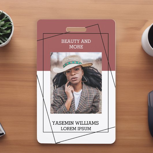 Modern Foto Studio Business ID Card Ausweis