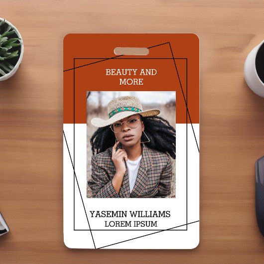 Modern Foto Studio Business ID Card Ausweis