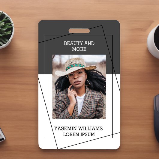 Modern Foto Studio Business ID Card Ausweis