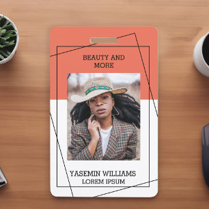 Modern Foto Studio Business ID Card Ausweis