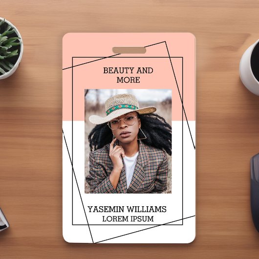Modern Foto Studio Business ID Card Ausweis