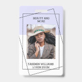 Modern Foto Studio Business ID Card Ausweis (Vorderseite)