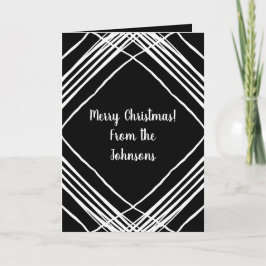 Modern Foto Template Schwarz-Weiß Weihnachten