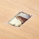 Modern Four Corners GRAD Simple Photo Graduation Acryleinladungen (Ablage )