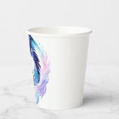 Modern Fox Woodland Birthday Pappbecher (Links)