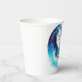 Modern Fox Woodland Birthday Pappbecher (Rechts)