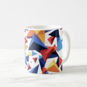 Modern Fragment Grid Kaffeetasse (VorderseiteRechts)