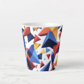 Modern Fragment Grid Milchtasse (Vorderseite)