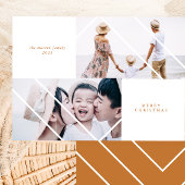 Modern Frame Weihnachtsfotokarte Feiertagskarte