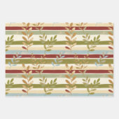 Modern Fresh Colorful Botanical Watercolor TMF26 Geschenkpapier Set (Vorderseite 3)