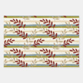 Modern Fresh Colorful Botanical Watercolor TMF26 Geschenkpapier Set (Vorderseite 2)