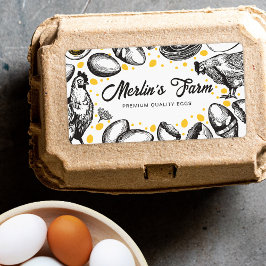 Modern Fresh Eggs Illustration - Eierkarton