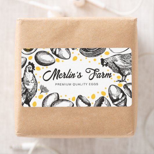 Modern Fresh Eggs Illustration - Eierkarton (Insitu)