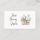 Modern Fresh House Cleaning Services Visitenkarte (Vorderseite)