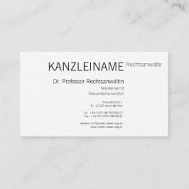 Modern freundlich ansprechend und cool visitenkarte