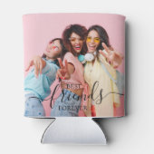 Modern Friend Collage Photos Simple Dosenkühler (Rückseite)