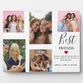 Modern Friend Collage Photos Simple Fotoplatte (Vorderseite)