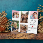 Modern Friend Collage Photos Simple Fotoplatte (Seite)