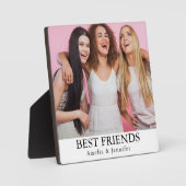 Modern Friend Collage Photos Simple Fotoplatte (Vorderseite)