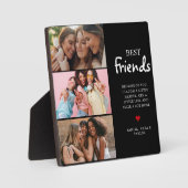 Modern Friend Collage Photos Simple Fotoplatte (Vorderseite)