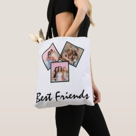 Modern Friend Collage Photos Simple Tasche