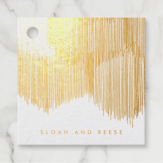 Modern Fringe Geschenkanhänger (Vorderseite)