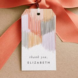 Modern Fringe Geschenkanhänger