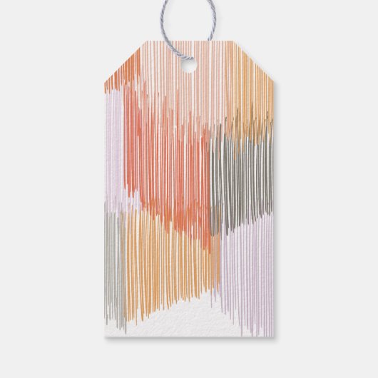 Modern Fringe Geschenkanhänger (Rückseite)