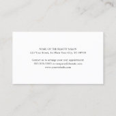 Modern Frische Pasta machen Treuekarte (Rückseite)