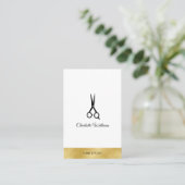 Modern Friseur Visitenkarte (Stehend Vorderseite)