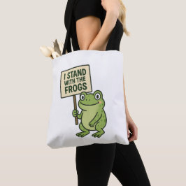 Modern Frog Lover Tote Tasche