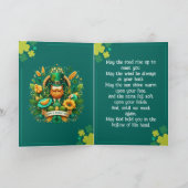 Modern Frohe St. Patrick's Day - Irischer Segen Karte (Innenseite)