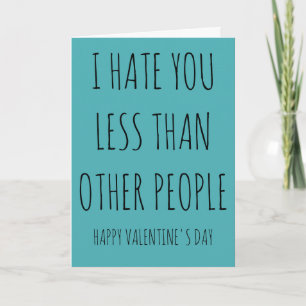 Modern Frohe Valentinstag rote Herz Liebe Feiertagskarte