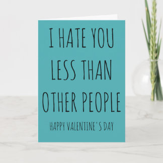 Modern Frohe Valentinstag rote Herz Liebe Feiertagskarte