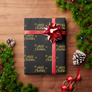 Modern Frohe Weihnachten Geschenkpapier