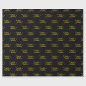 Modern Frohe Weihnachten Geschenkpapier (Flach)
