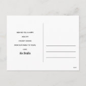 Modern Frohe Weihnachten & Happy New Year Foto Car (Rückseite)