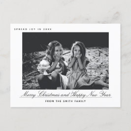 Modern Frohe Weihnachten & Happy New Year Foto Car