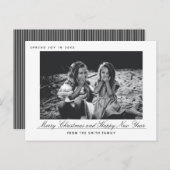 Modern Frohe Weihnachten & Happy New Year Foto Car (Vorne/Hinten)