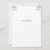 Modern Frohe Weihnachtsferien Fotokarte (Rückseite)