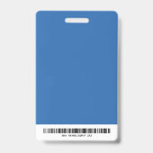 Modern Full Foto Business ID Ausweis (Rückseite)