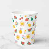 Modern Fun and Colourful Graphic Pappbecher (Rechts)