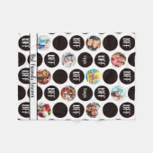 Modern Fun BEST FRIENDS Foto Polka Dot SM Fleecedecke (Vorderseite (Horizontal))