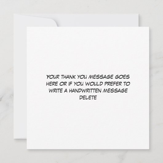 Modern Fun Colorful POP Comic Book Einladung (Rückseite)