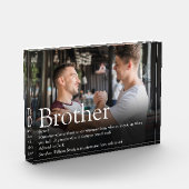 Modern Fun Cool Best Brother Ever Definition Fotoblock (Links)